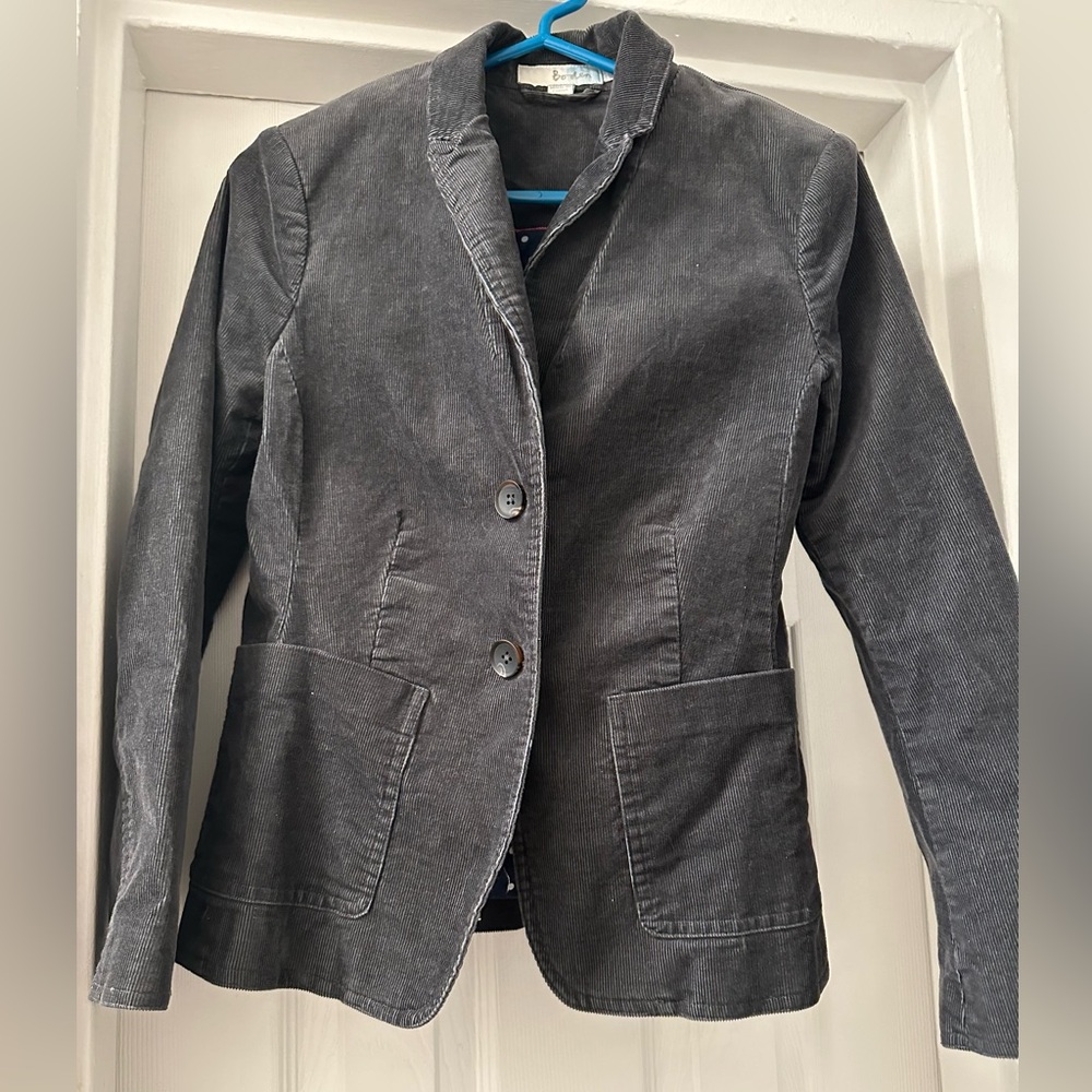 Boden Gray Corduroy Jacket